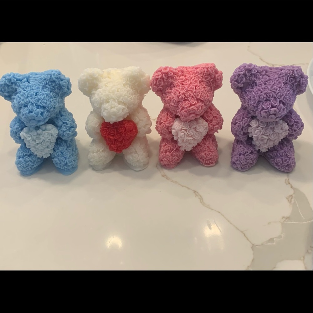 Rose Bear Soap (1 per order)